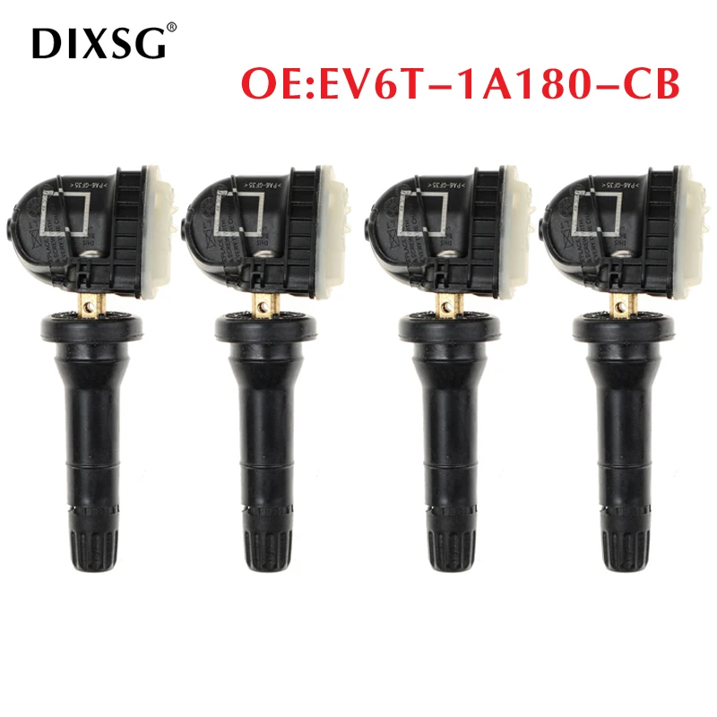 EV6T-1A180-CB 타이어 압력 센서 TPMS EV6T1A180CB, 포드 FEscape 에코스포츠 C-Max F-150 피에스타 포커스 쿠가 몬데오 레인저용, 4 개