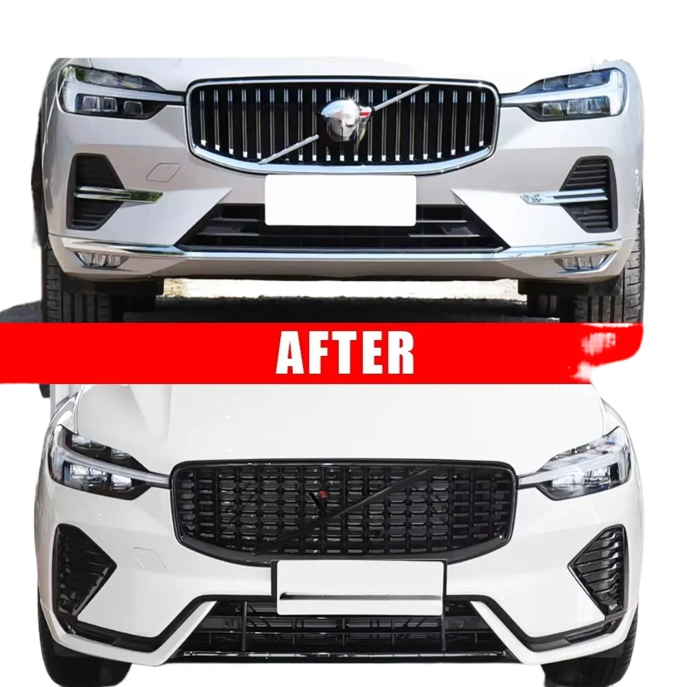 

For For Volvo XC60 2022-2025 Thor Upgrade Bumper Sport R-design Kit Old Model To New Facelift Body Kit High Quality
