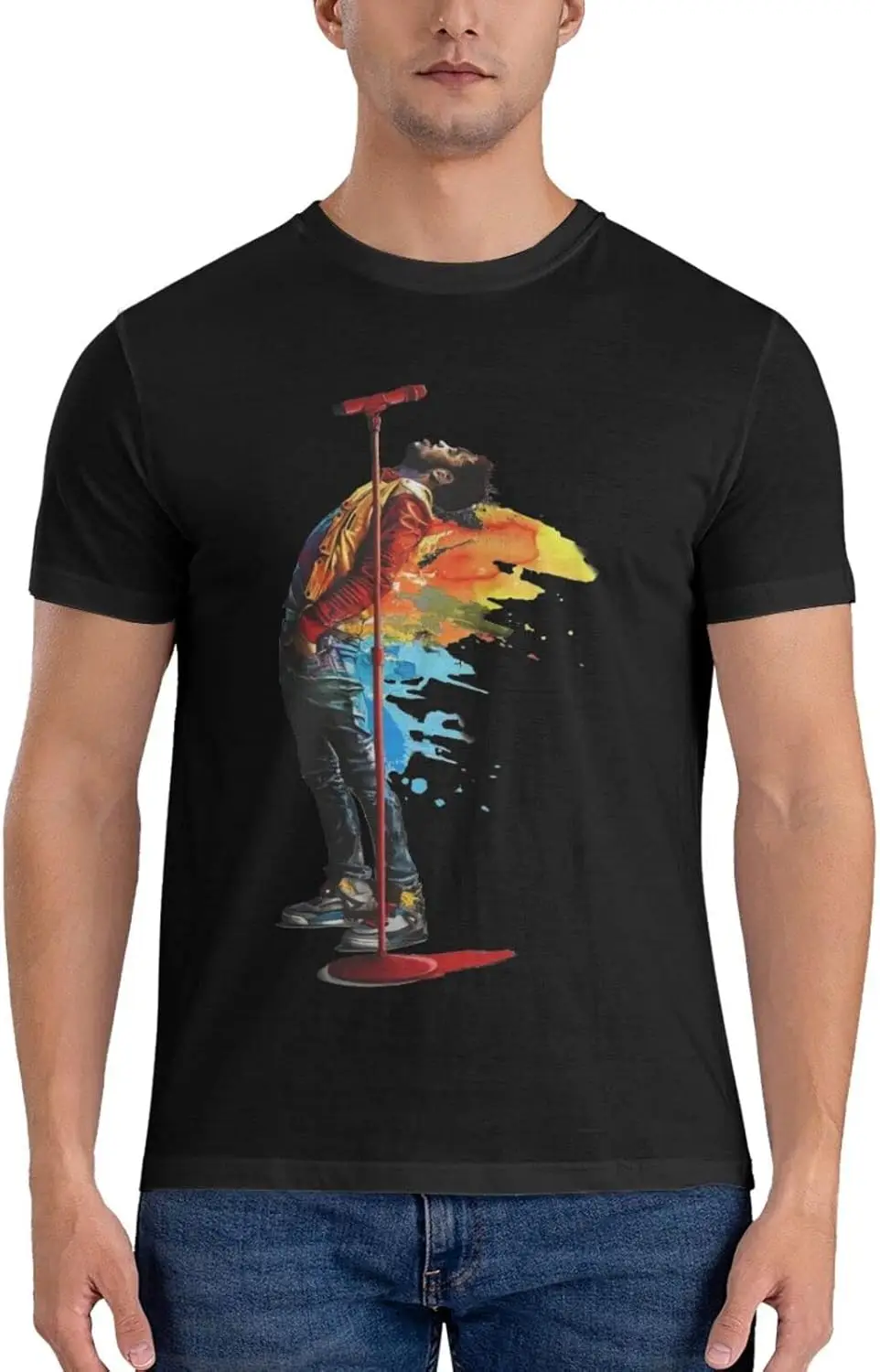 Teen Men T Shirts Crewneck Short Sleeve Tee Top Custom Tees Shirts