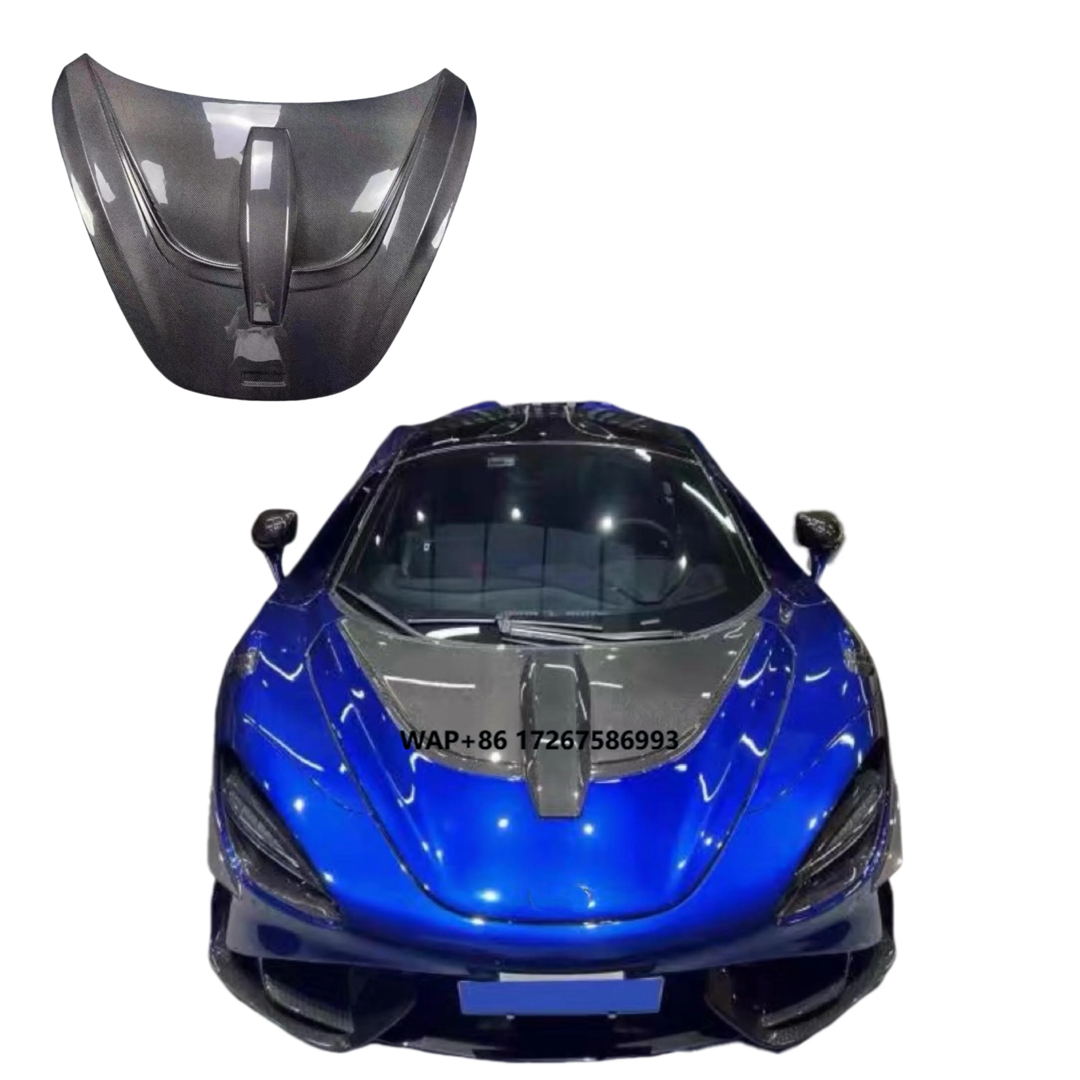 

Novitc Style Carbon Fiber Hood for McLaren 720s Engine Cover
