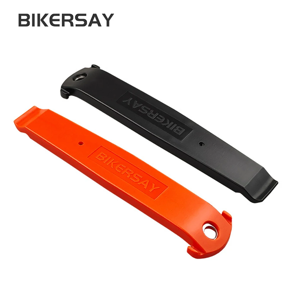 

2pcs Bicycle Crowbar Mountain Bike Tire Lever For BIKERSAY Bicycle Crowbar BT120L 52g Metal Bike Tire Iron Tyre Changing Tools