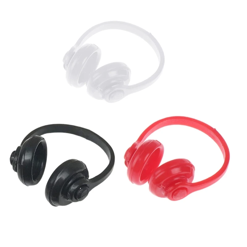 

1/12 Scale Computer Room Accessory Headphones Plastic Construction Easy DIY Dollhouses Decoration 15UB