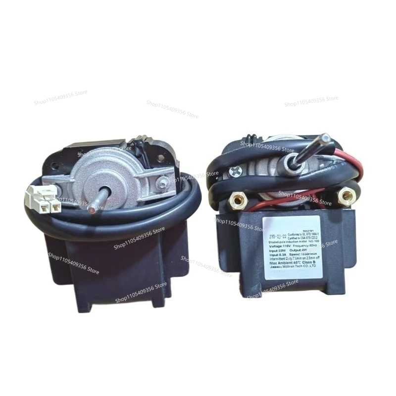 

For ZYD-2J-22 Refrigerator Fan Input 22W Output 4W1550RPM 115V Refrigerator Fan Pole Induction Motor