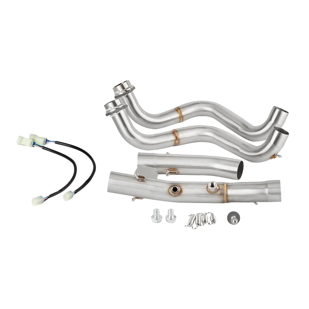 Per Yamaha Tenere 700 2021 2022 2023 2024 2025 XTZ 690 XTZ 700 T7 T700 Euro 5+ Collettore di Scarico per Moto Tubo di Collegamento Slip-on