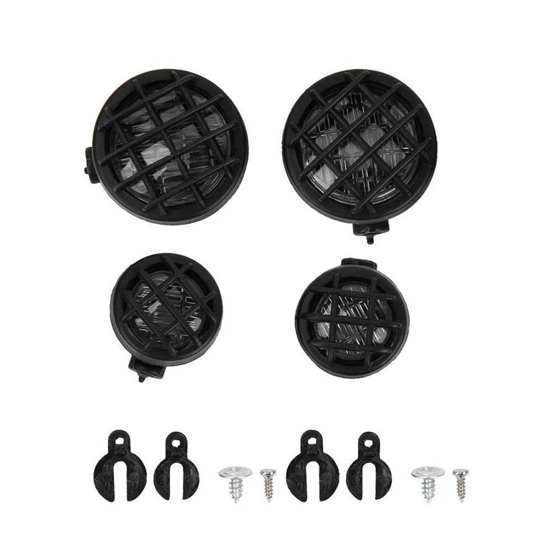 RC Car Round Lampshade / Light Cover For 1:10 RC Crawler Axial SCX10 D90 Tamiya CC01