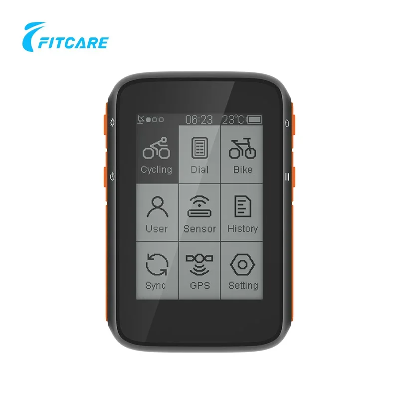 Fitcare Original Factory Wireless GPS Speed meter Waterproof Road Bike Bluetooth ANT+ Cycling Computer wireless bicycle