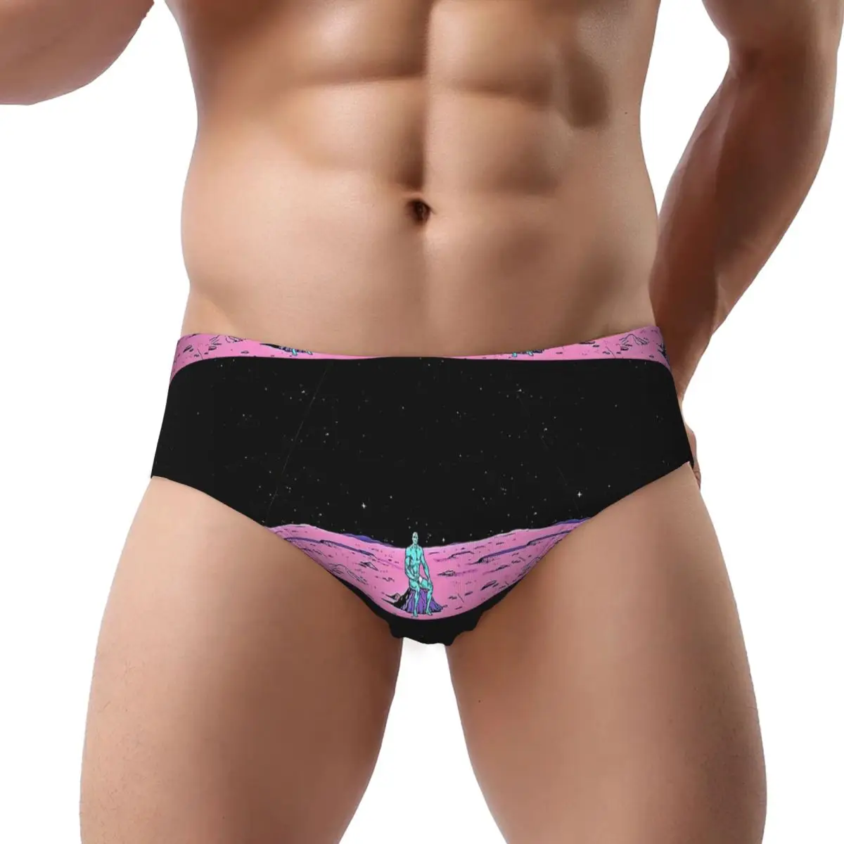 

Dr. Manhattan Sitting On Mars Male Triangle Panties Soft Boxer Underpants Short Underwear for Homme Man Boyfriend Gift