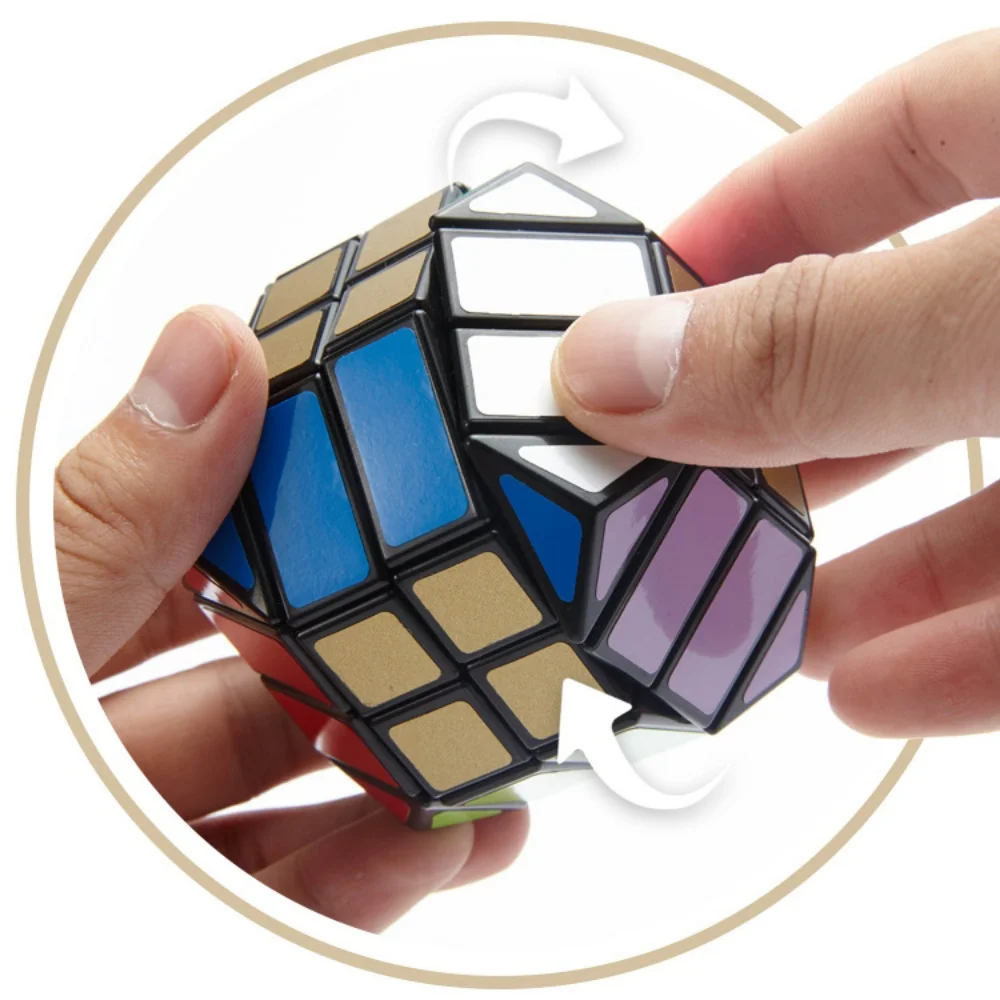 LanLan 4x4 12 Rhombic  Professional Neo Speed Magic Cube Speed Puzzle Educational Toys 4X4 12 Diamond Edges