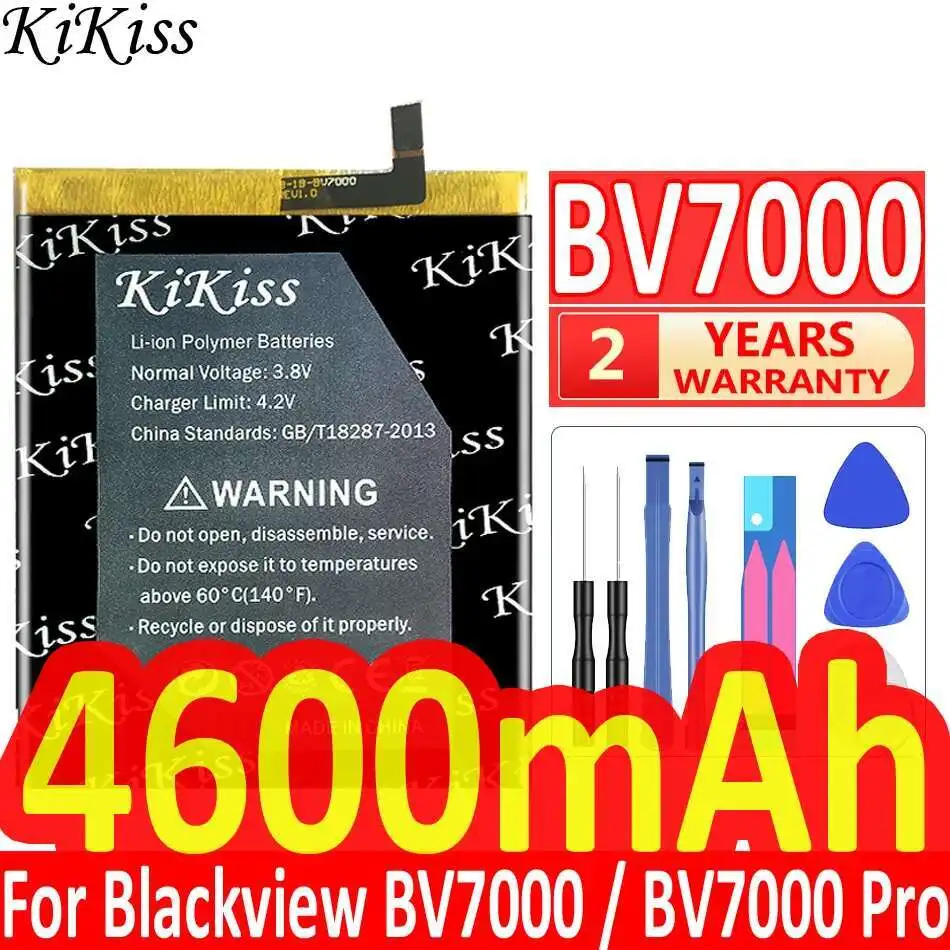

Аккумулятор мобильного телефона для Blackview BV7000 Pro, надежный источник питания, долговечный, 4600 мАч