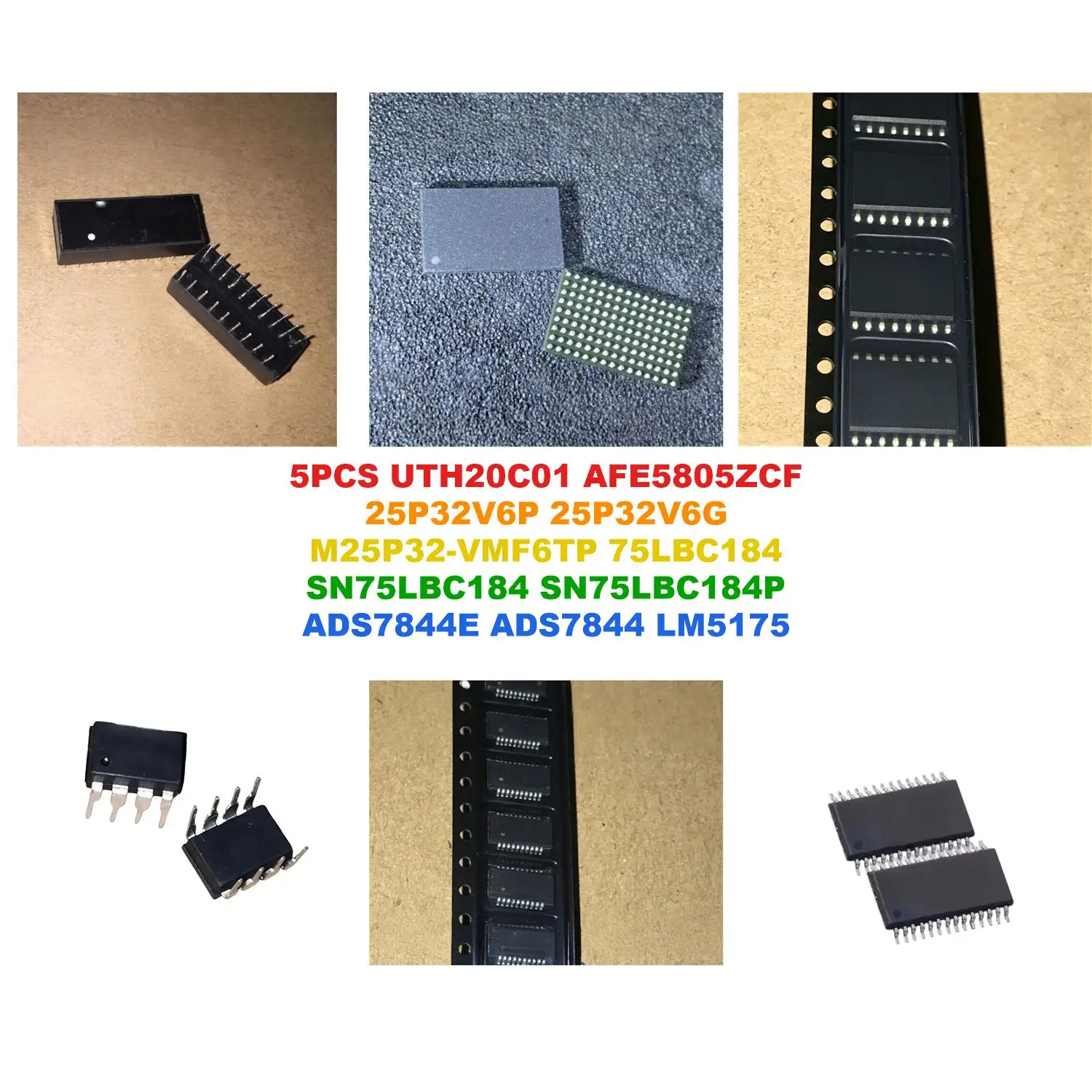 UTH20C01 AFE5805ZCF 25P32V6P 25P32V6G M25P32-VMF6TP 75LBC184 SN75LBC184 SN75LBC184P ADS7844E ADS7844 LM5175 LM5175PWPR