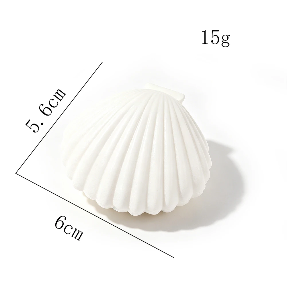 Cute White Shells Jewellery Box Mini Exquisite Ring Storage Case Boho Travel Portable Earrings Necklace Jewelry Packaging Gifts