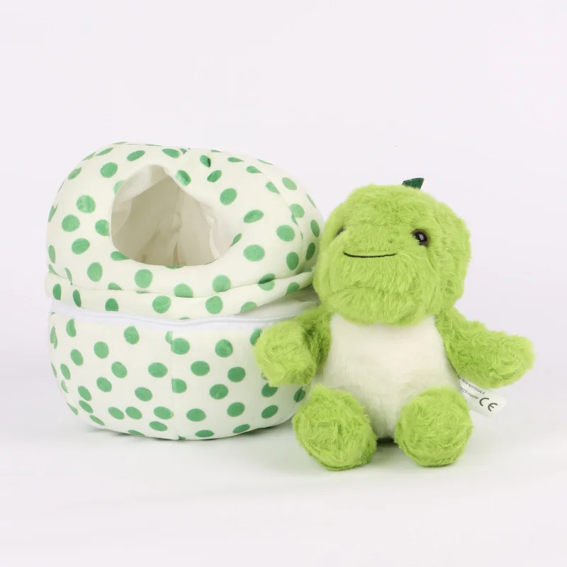 

Dinosaur Egg Plush Doll Cartoon Eggshell Series Animal Nest Doll Axolotl Raccoon Unicorn Plush