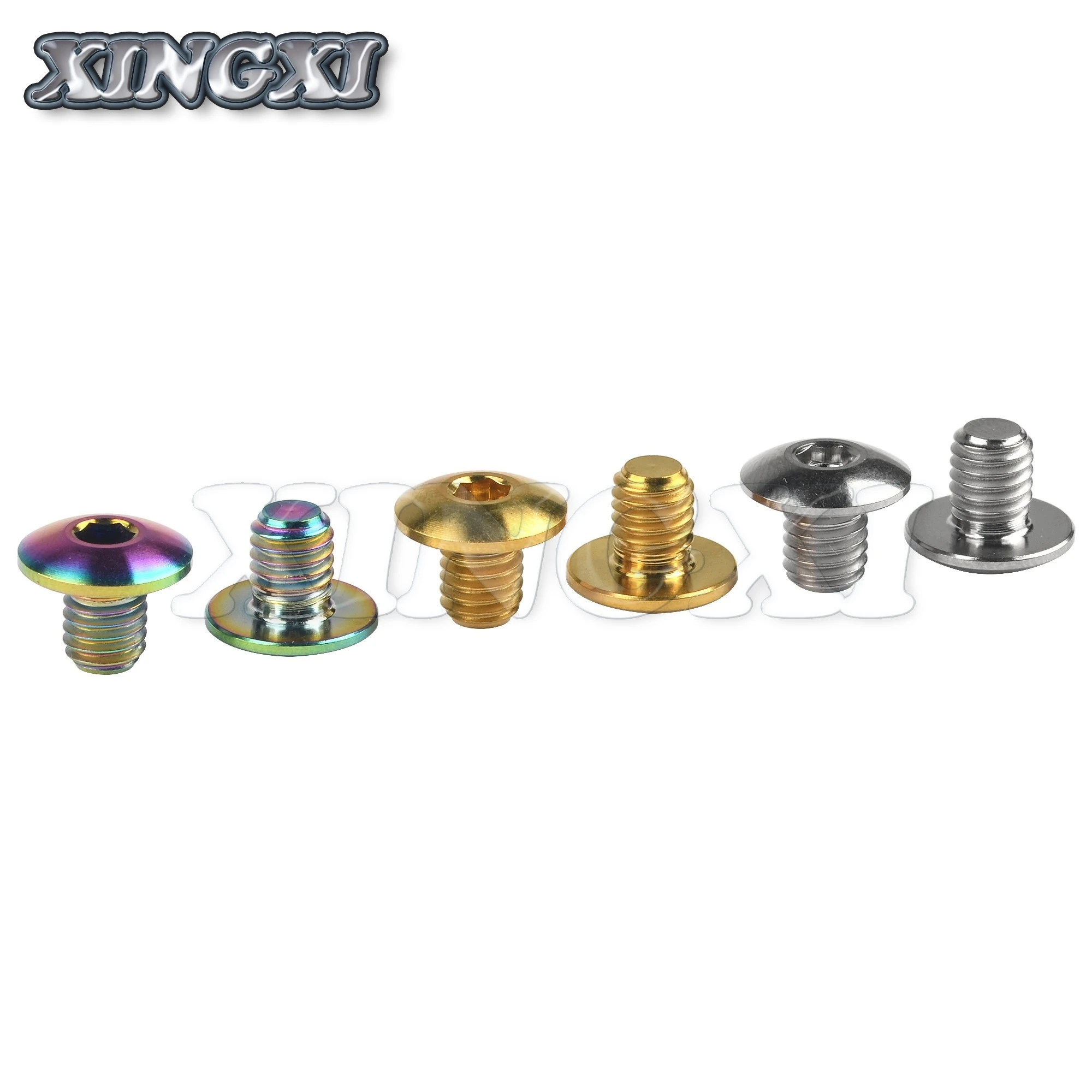 Xingxi 2Pcs M5 Titanium Bolt Screws For Bike Brake Handle Oil Cap 4Color