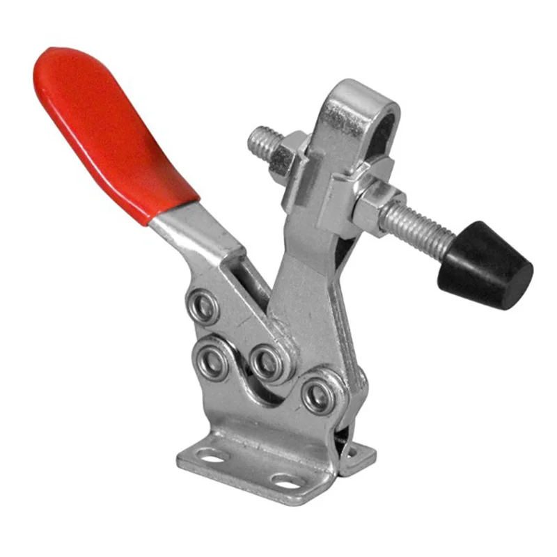 Quick Release penjepit pelat Horizontal, alat Tangan tahan ujung tekanan karet, 225D(4