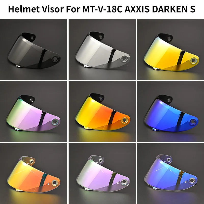 Helmet Visor Lens for AXXIS DARKEN S MT-V-18C Motorcycle Helmet Windshield Shield Helmet Accessories