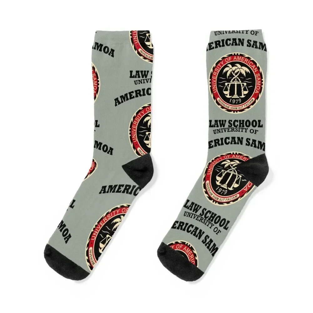 

University of American Samoa Law School - Professionally Designed Socks funny gift cotton winter heated Ladies Socks Men's