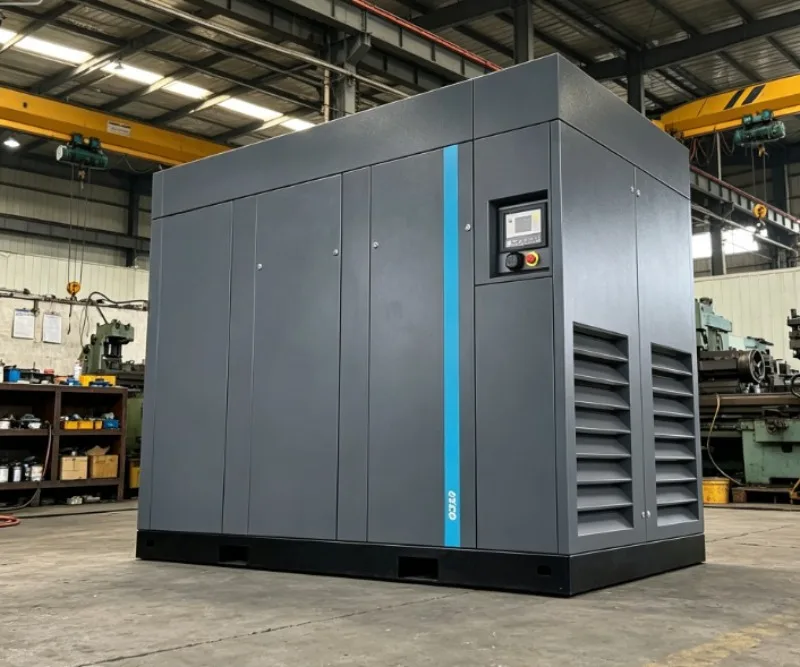 Fixed VSD Screw Air Compressor 55KW 8bar, Quiet Motor Core Compressor Equipment For General Industry Use