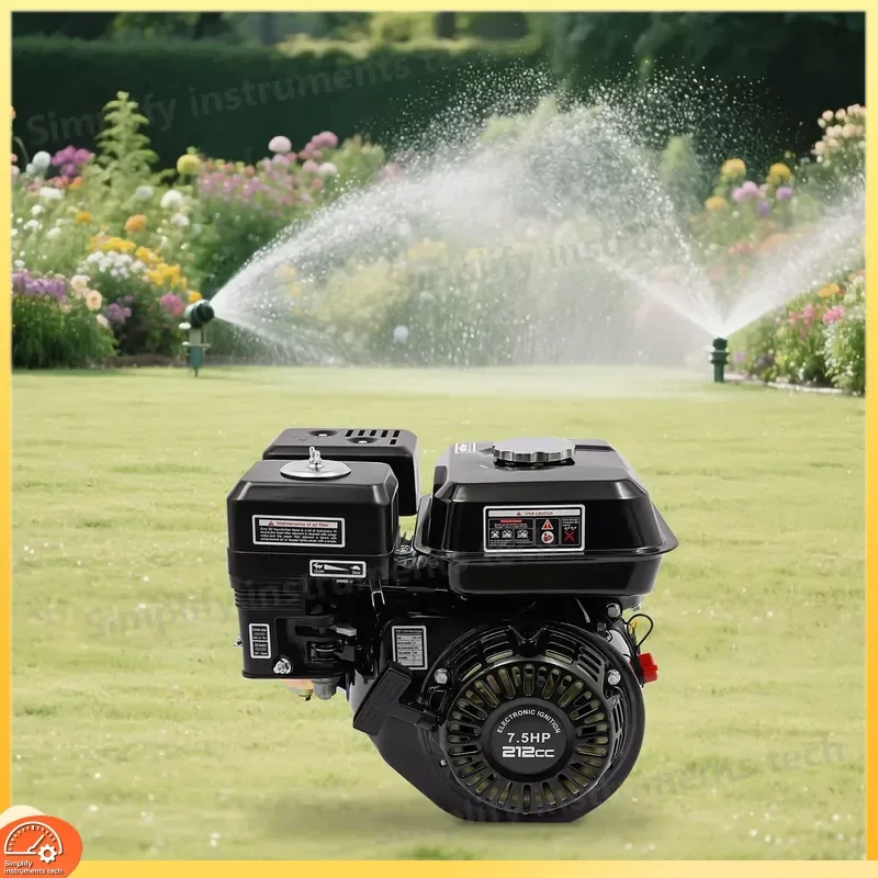 7.5 HP Engine 20mm Shaft OHV Pull Start Air Cooled Engine for Generator Water Pump Go Kart Solar Power System PV