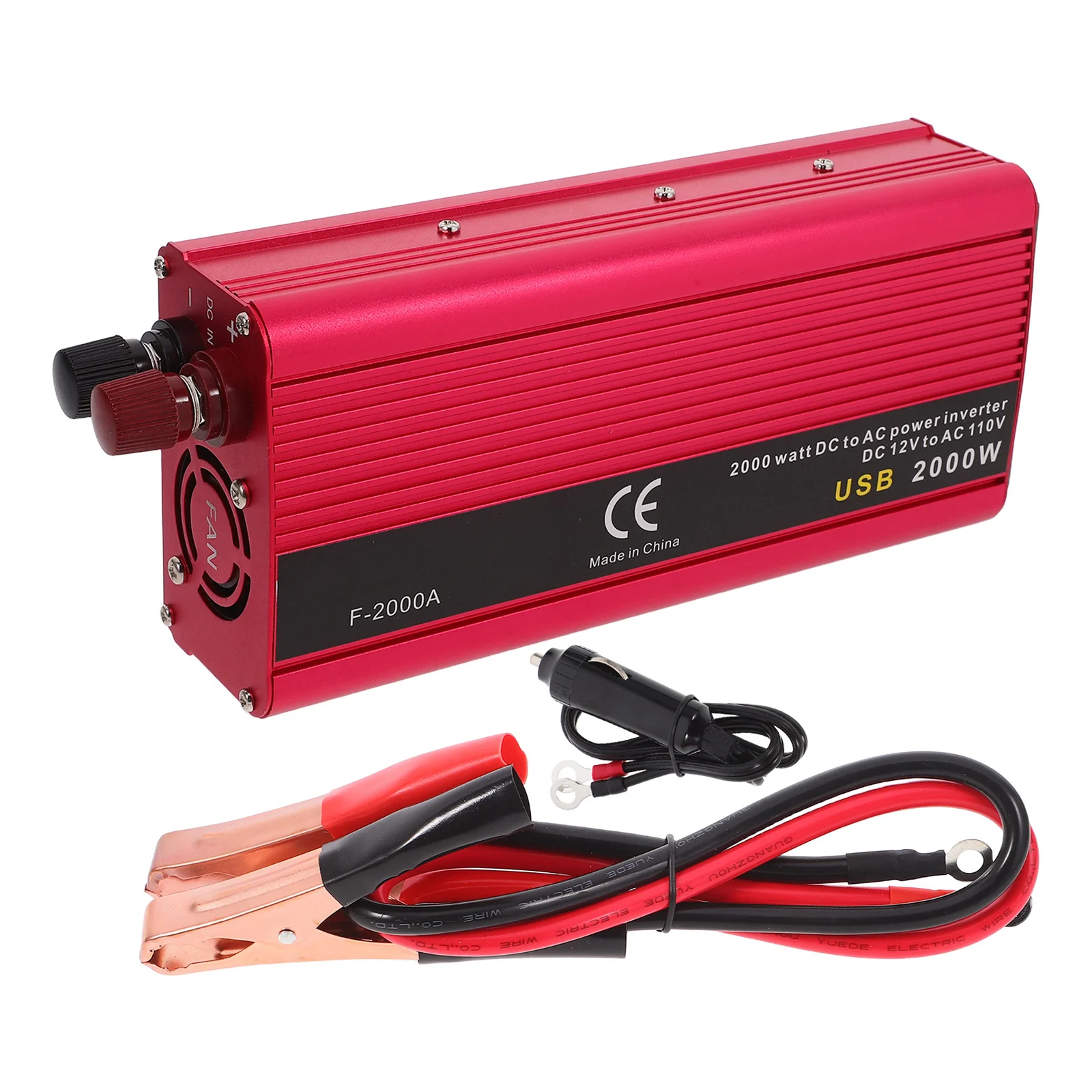 

1 set 1 Set Car Power Inverter 150W Usb Charging Converter Digital Display Auto Plug Power Adapter For Laptop Phone