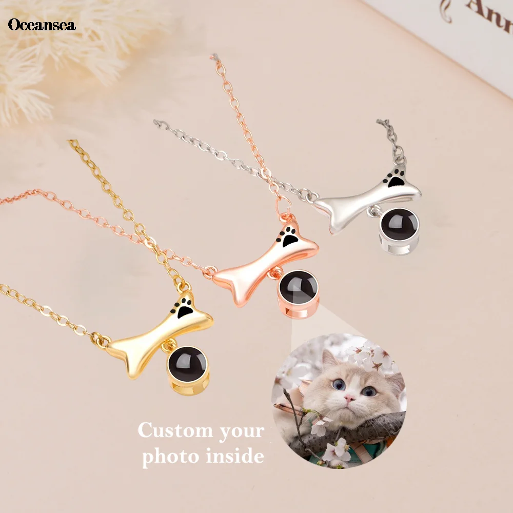

Personalized Photo Projection Nekclace with Custom Photo Paw Dog Projection Pendant Necklace Christmas Gift 2025