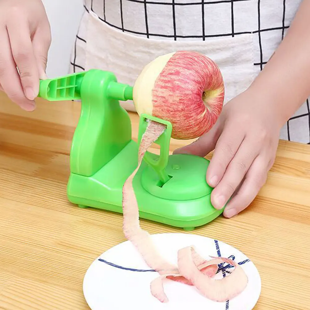 

Manual Fruit Peeler Apple Pear Kitchen Tool Rotary Hand Crank Peeling Machine Stainless Steel Plastic Easy Cleaning