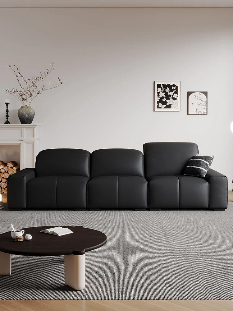 

Ночная любовь, китайский антикварный пиксельный кожаный диван, регулируемая высокая спинка, угловой первый слой из воловьей кожи, черный кожаный диван в стиле ретро