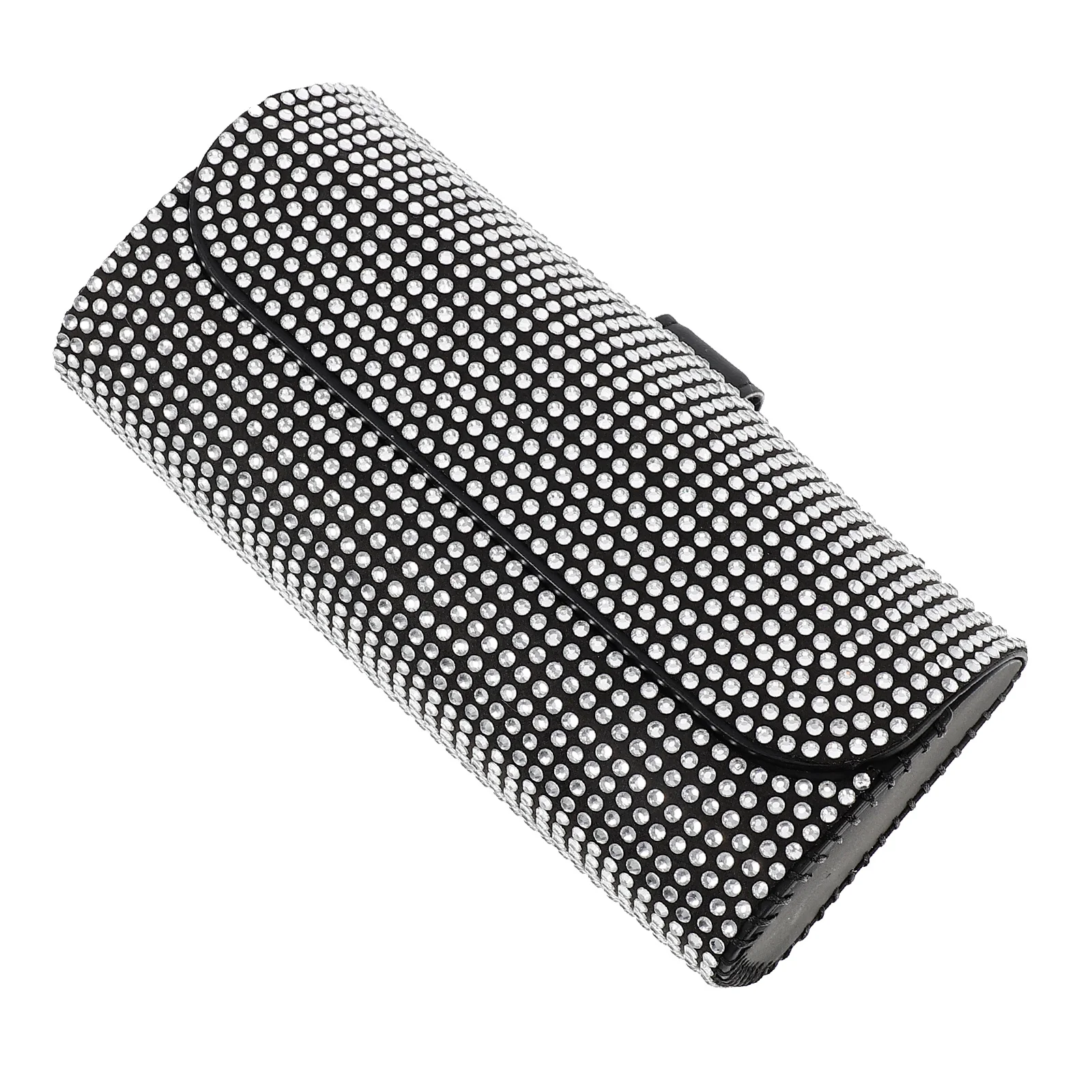 

1Pcs Visor Eyeglasses Holder Rhinestone Case Creative Clip Storage Box Vehicle Glasses Clamp Practical