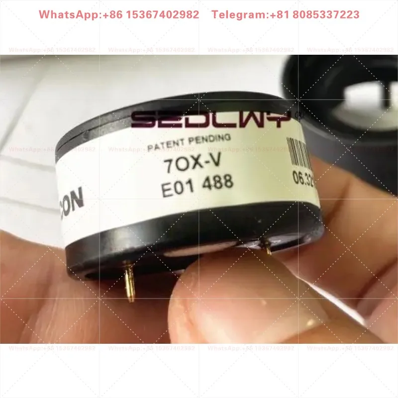 1PCS 7OX-V 7OXV CITY Oxygen Sensor 0-25% O2 Electrochemical Gas Sensor for Flue Gas Analyzer Detector New In Stock