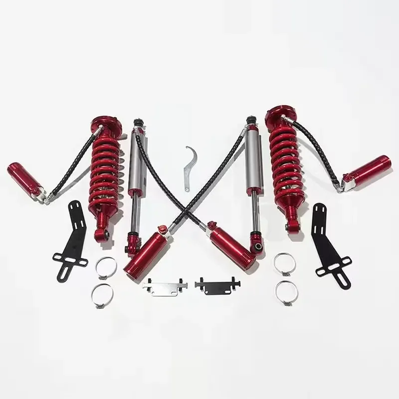 Nitrogen Shock Absorber for Equation Leopard 5 with 2.5 inch Diameter 2 inch Compression 12 Rebound 6 Stage for 4X4 Off-Road