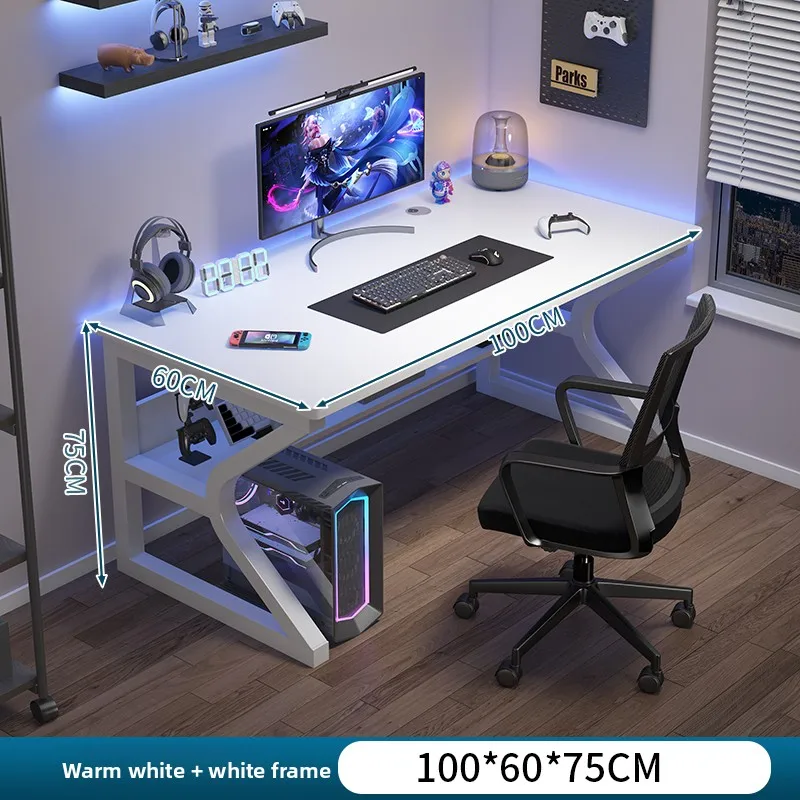 

Simple bedroom computer workbench Student Home Study Desk Esports Desk Convenient, multifunctional light luxury learning office