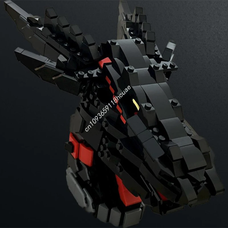 

546pcs MOC Night The Dragon Castle Building Blocks Christmas Children Best Birthday Gift Ideas for Kids and Creative Minds Gift