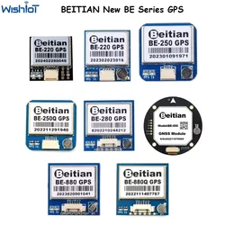 Receptor Ultra-baixo do GNSS do poder de Beitian, módulo de GPS, M10, trilha dos drones do veículo, BE-180, BE-220, BE-250, BE-250Q, BE-280, BE-450, BE 880