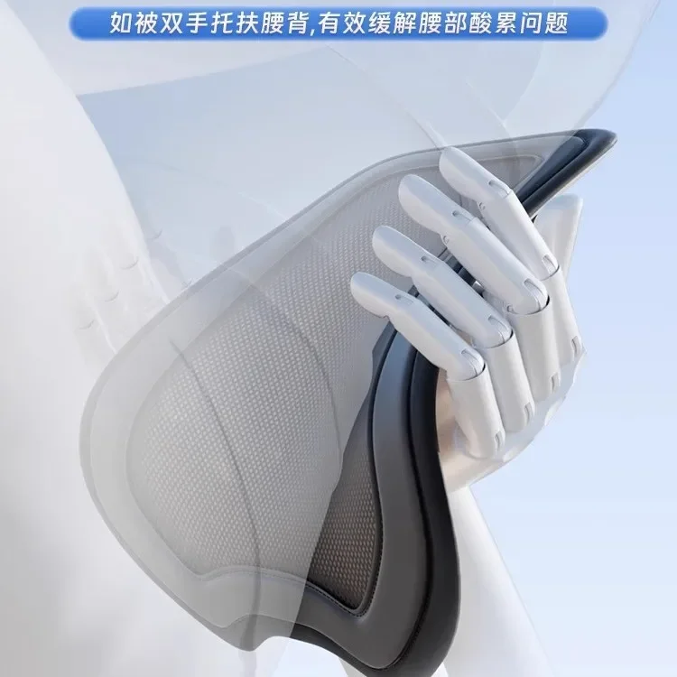 Lumbar Protection Seat Cushion for Car & Office, Ventilated Artificial Lumbar Support, Sedentary Driving Waist Support Pillow
