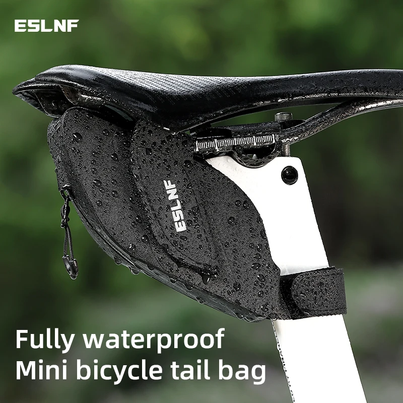 Waterproof Bike Saddle Tail Bag Heavy Duty Portable Storage Pouch for MTB Road Bike Outdoor Cycling Essentials Bicycle Bag