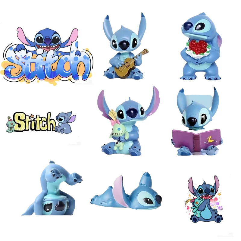 

Disney Stitch film and television peripherals cartoon figures for men and women personalized bedroom bedside ornaments gifts