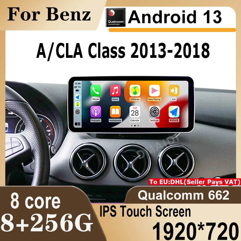 Android13 Multimedia For Mercedes Benz A Class-W176 CLA-C117 GLA-X156 Factory Price Car Video Player GPS Navigation Bluetooth 4G