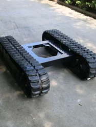 Hydraulic Motor Rubber Track Chassis All-Terrain Walking Orchard Agricultural Transport Vehicle Track Chassis