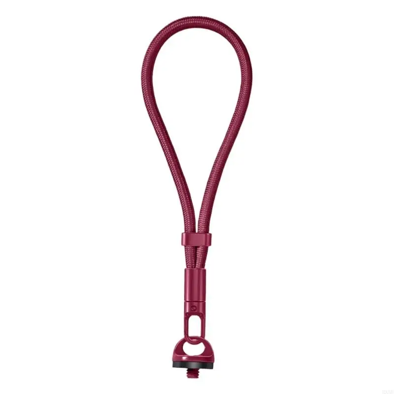 Hand Wrist Cord Polyester Anti Lost Lanyard Belt Rope With 1/4Inch Adapter Screw HX5E