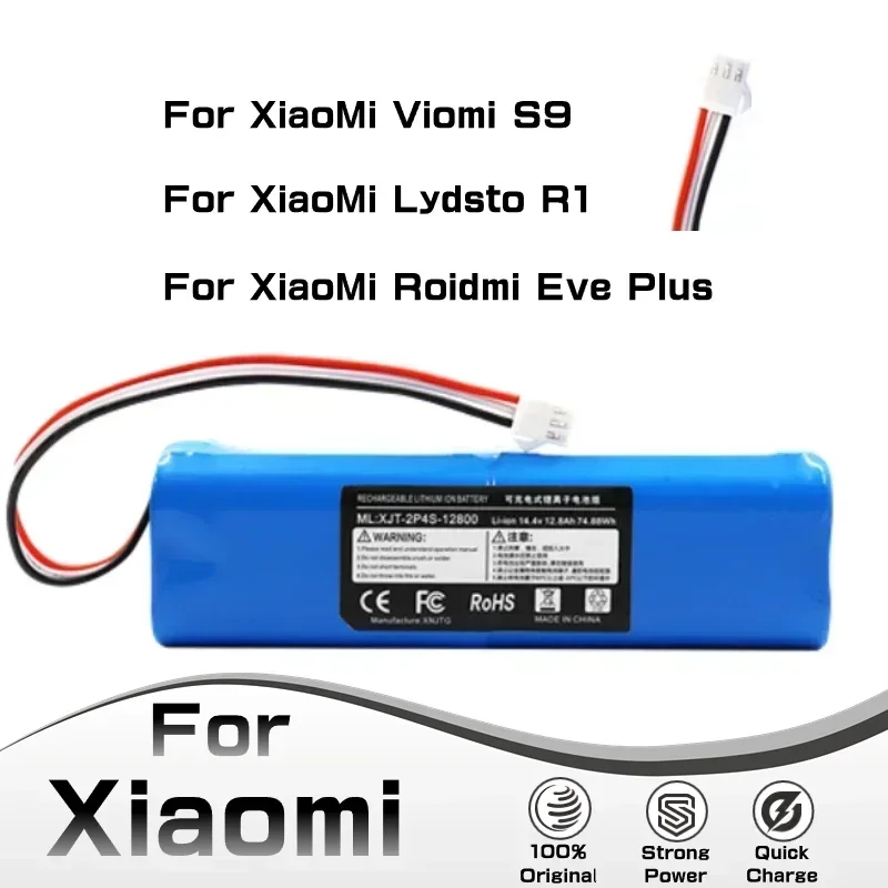 

14.4V 12800mah For XiaoMi Lydsto R1 Accessories Lithium BatteryRechargeable Battery Pack is Suitable For Repair and Replacement