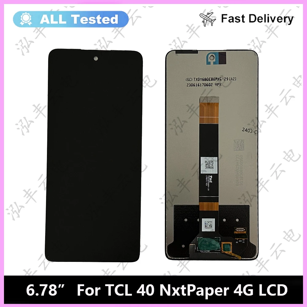 

Original Tested For TCL 40 NxtPaper 4G 6.78"LCD Display Touch Screen Digitizer Assembly Sensor Pantalla TCL 40 NxtPaper 4G LCD