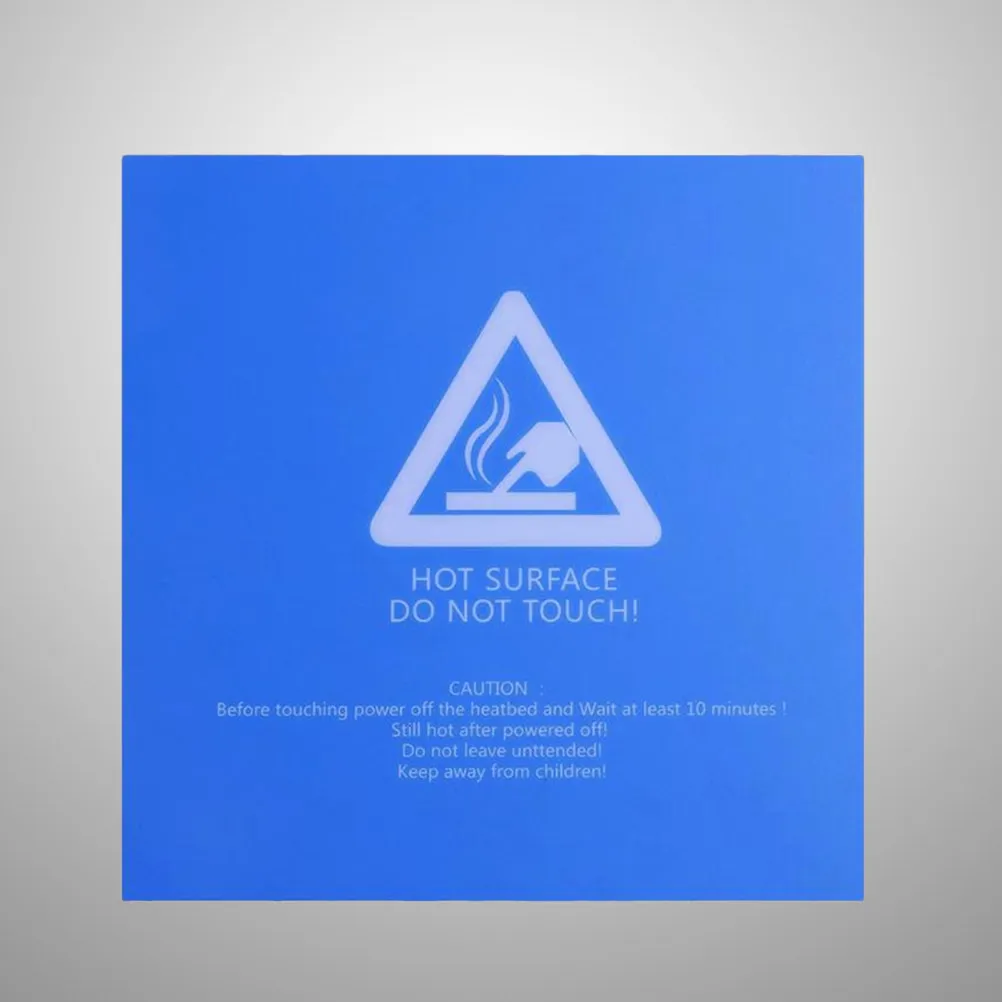 

Многоразовая матовая пленка для подогреваемой платформы 3D-принтера, 220x220x0.5мм, синяя, идеально подходит для печати PLA, ABS, PETG, нейлоном