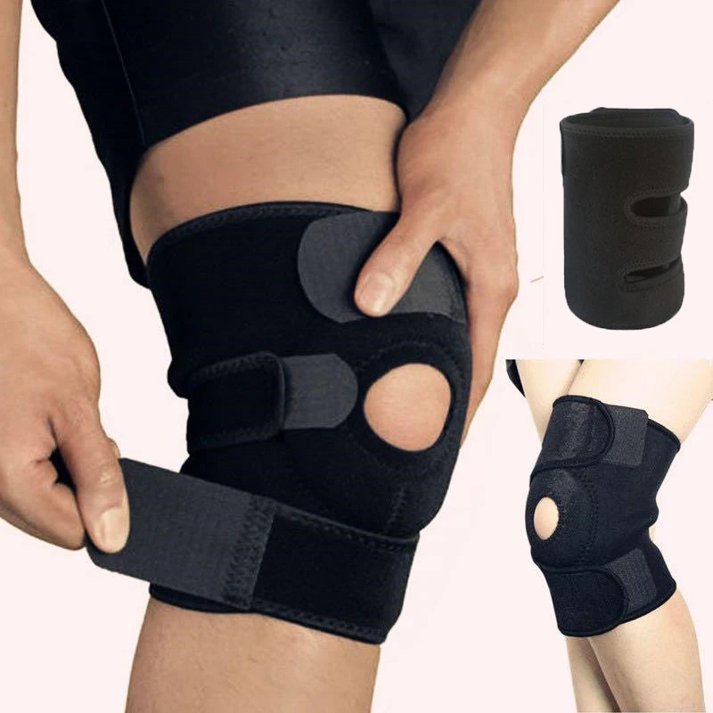 Adjustable Knee Pad Men Women Knee Brace Support Relieve Stabilizer Leg for Arthritis Knee Strap Patella Open Patella Protector