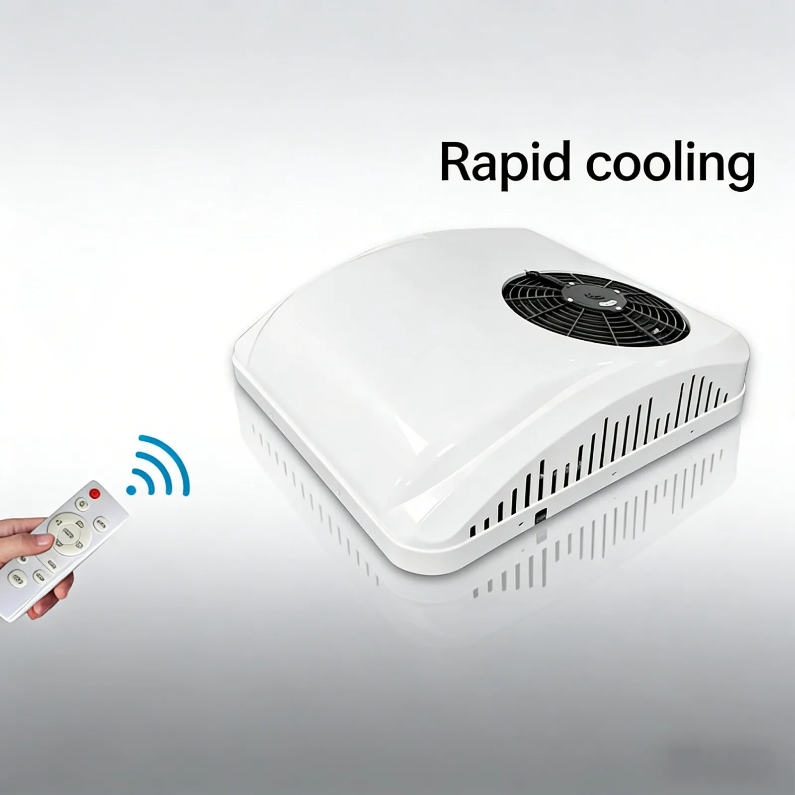 

Treeligo 12V 13500BTU Roof RV Air Conditioner Heat&Cool Electric RV Rooftop Parking ac for Truck Camper Van Caravans Motor home