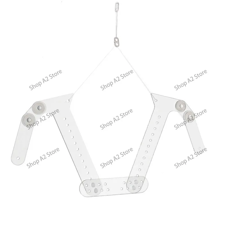 Acrylic transparent invisible hanger pants rack clothing photography artifact white background hanger clothes still life
