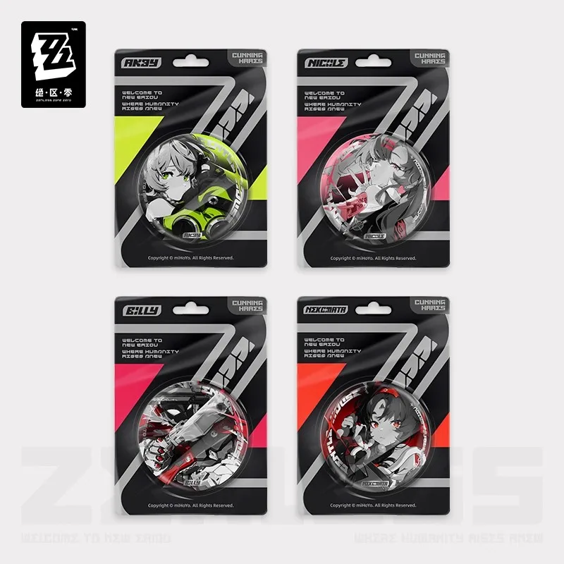 

Official miHoYo Zero Zone Shadow Series Reflecting Badge Cunning Hares Animated Game Merch Accessories