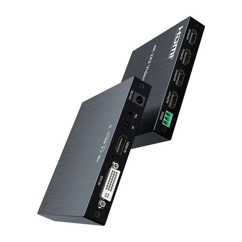 4K HDMI 2x2 Video Wall Controller 1 In 4 Outs HDMI Video Wall Controller