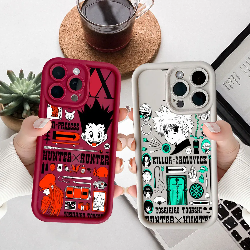 حافظة هاتف Hunter X Hunter Gon Freecss Killua Zoldyck لهاتف OnePlus 12 11 10r 8t Ace Nord Ce 4 3 2 Lite 5G غطاء سيليكون سائل
