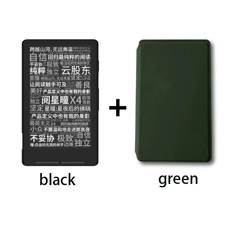 XTEINK X4 4,3 inch E-Book Reader 220ppi Ultradun 650mAh 16GB Ink Screen Magnetisch Lichtgewicht E-Book Readers Case Aangepaste Geschenken