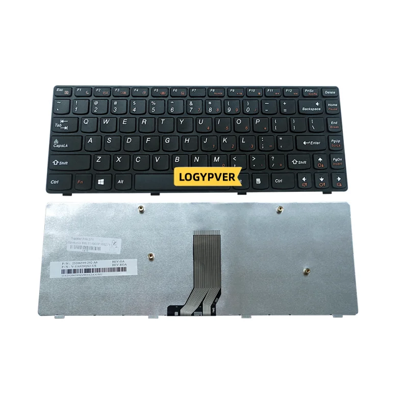 

US Keyboard FOR LENOVO V370G V370 V370GT V370A English Laptop Black No Backlit