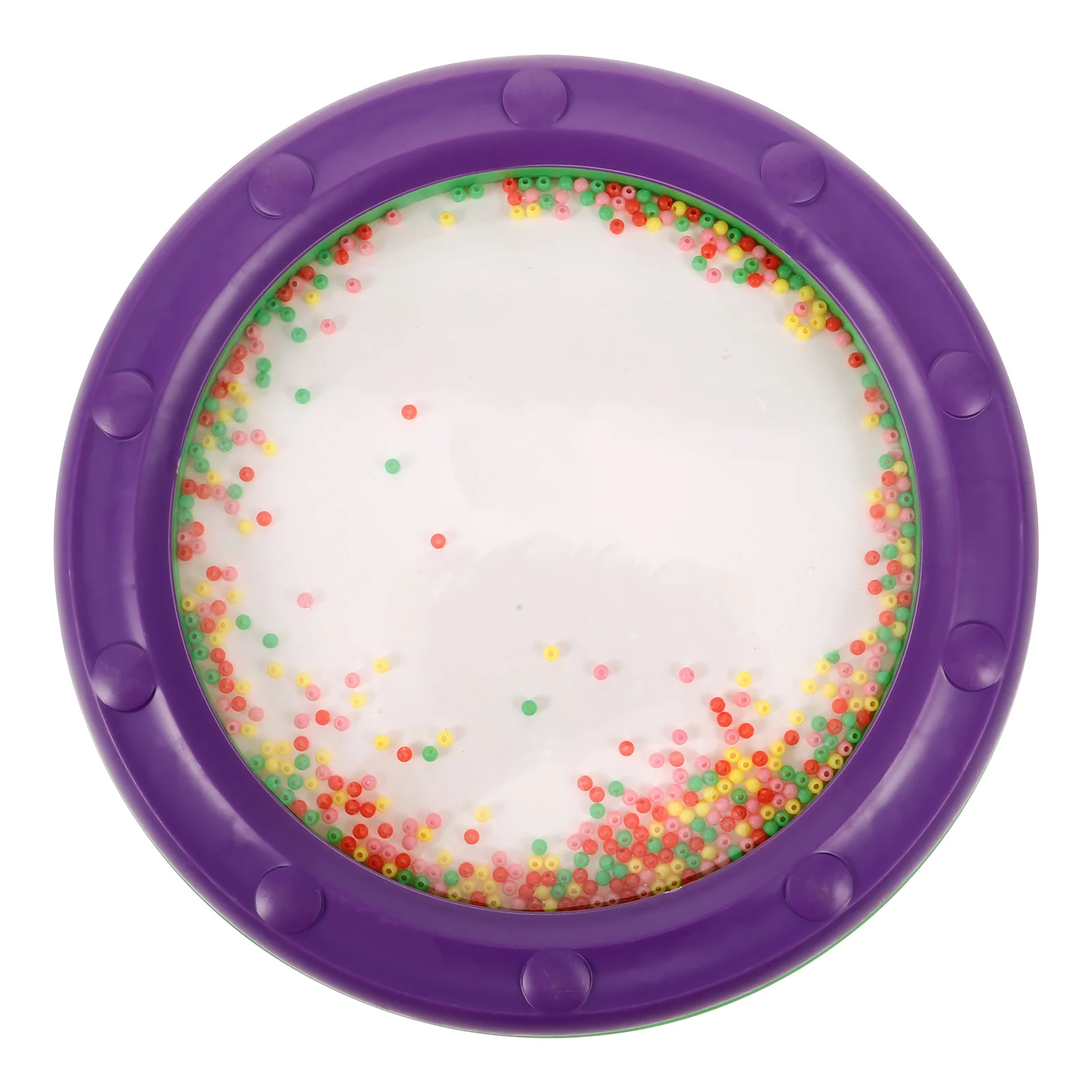 

Ocean Wave Bead Drum Hand Percussion Musical Instrument For Music Training Crisp Clear Sound Sturdy Loud